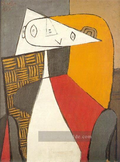 Frau Sitzen Figur 1930 kubist Pablo Picasso Ölgemälde